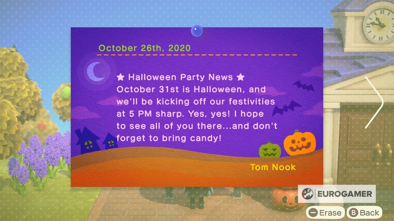Animal Crossing Halloween event How to get Candy and Lollipops, plus
